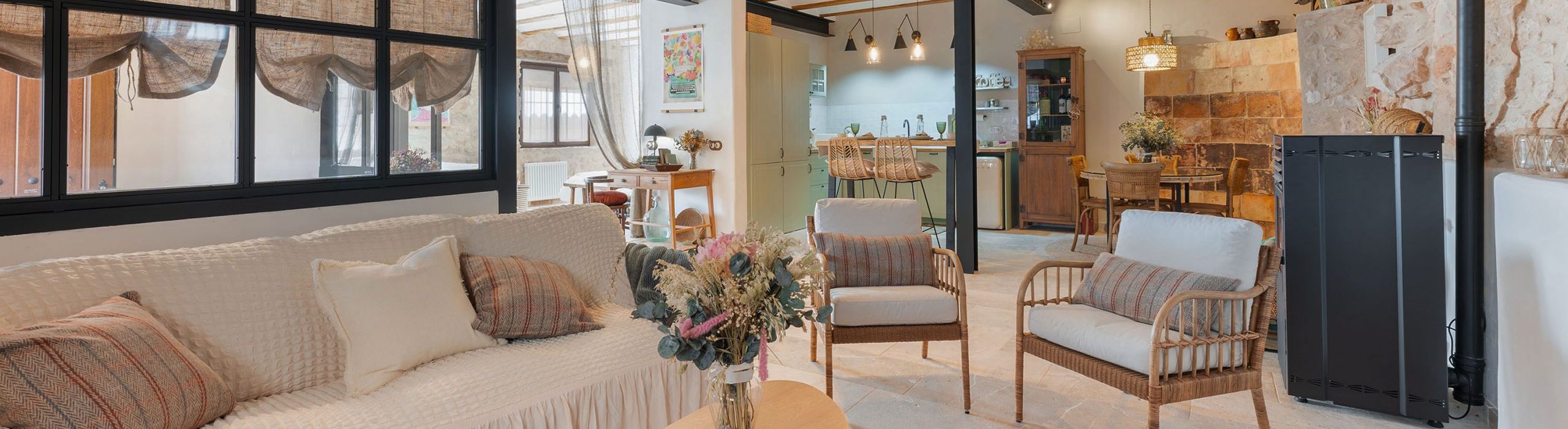 Foto del salón de la suite