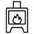 icono de Estufa de pellets
